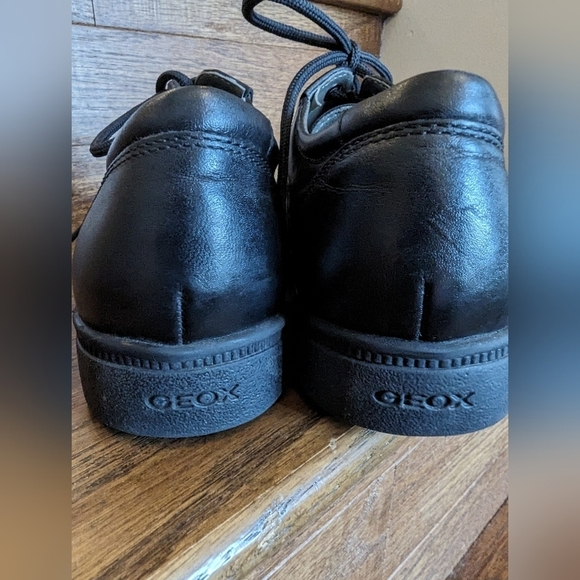GEOX respira boys black dress shoes Size 36 Approx US 4-4.5 - Picture 7 of 11